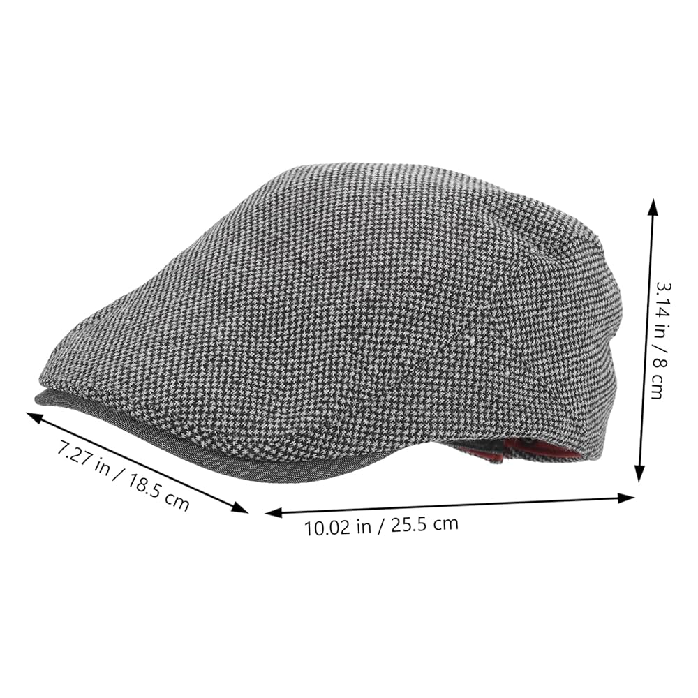 帽子 cauda compact beret gray KOMBIUDA Beret Hat for Unisex Vintage Beret Outdoor Cap